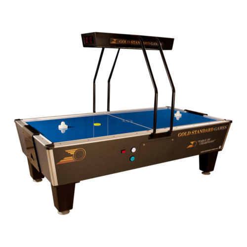 Gold Standard Games -Tournament Pro Air Hockey Table with Overhead Scoring - Free Play
