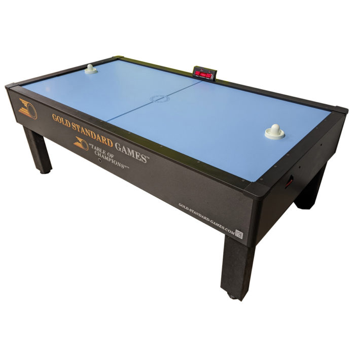 Gold Standard Games - Home Pro Elite Air Hockey Table - Charcoal Matrix Finish - Side Score 2
