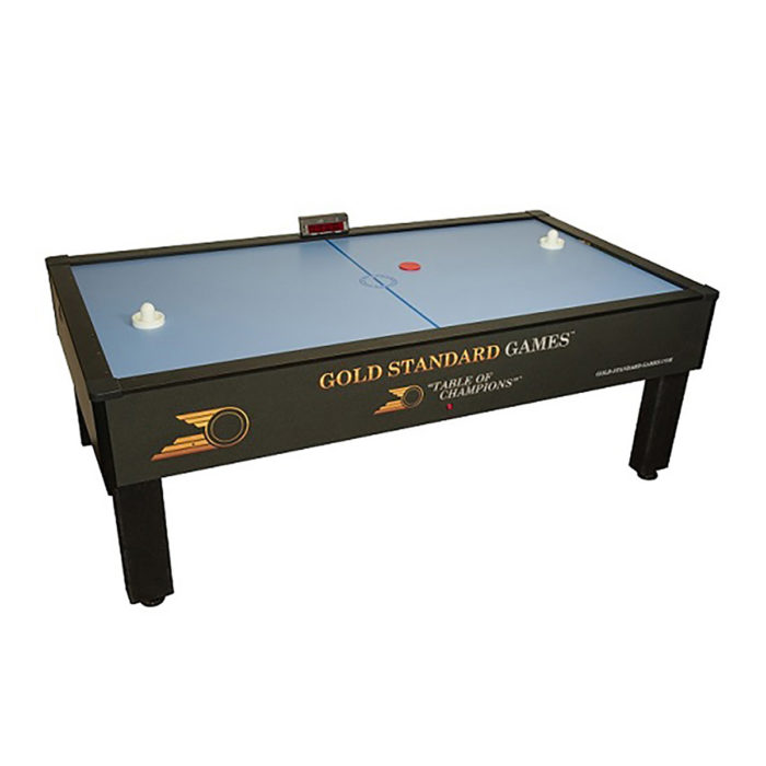 Gold Standard Games - Home Pro Elite Air Hockey Table - Charcoal Matrix Finish - Side Score